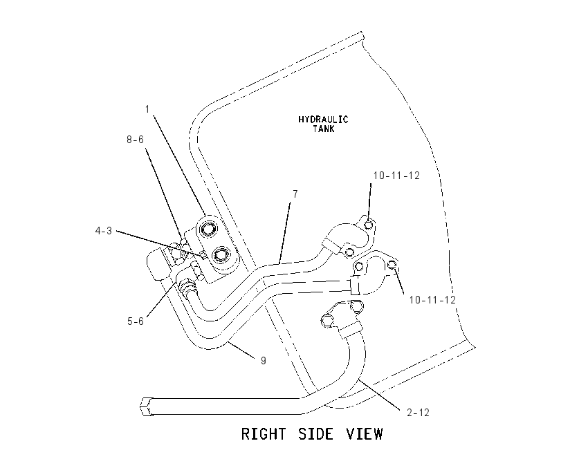 LINES GP-ATTACHMENT 1256578 CAT