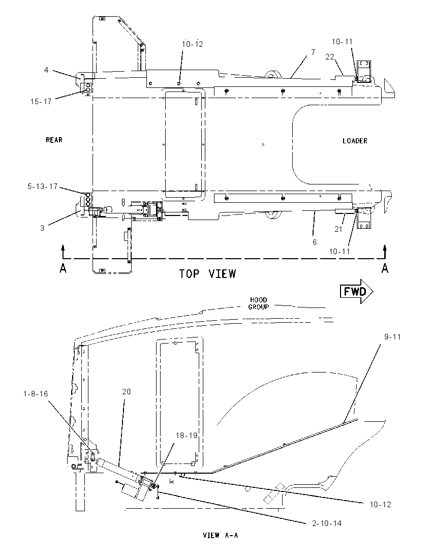 TILT GP-HOOD 1331396 CAT
