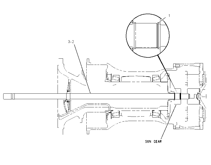 AXLE & MOUNTING GP 1458010 CAT