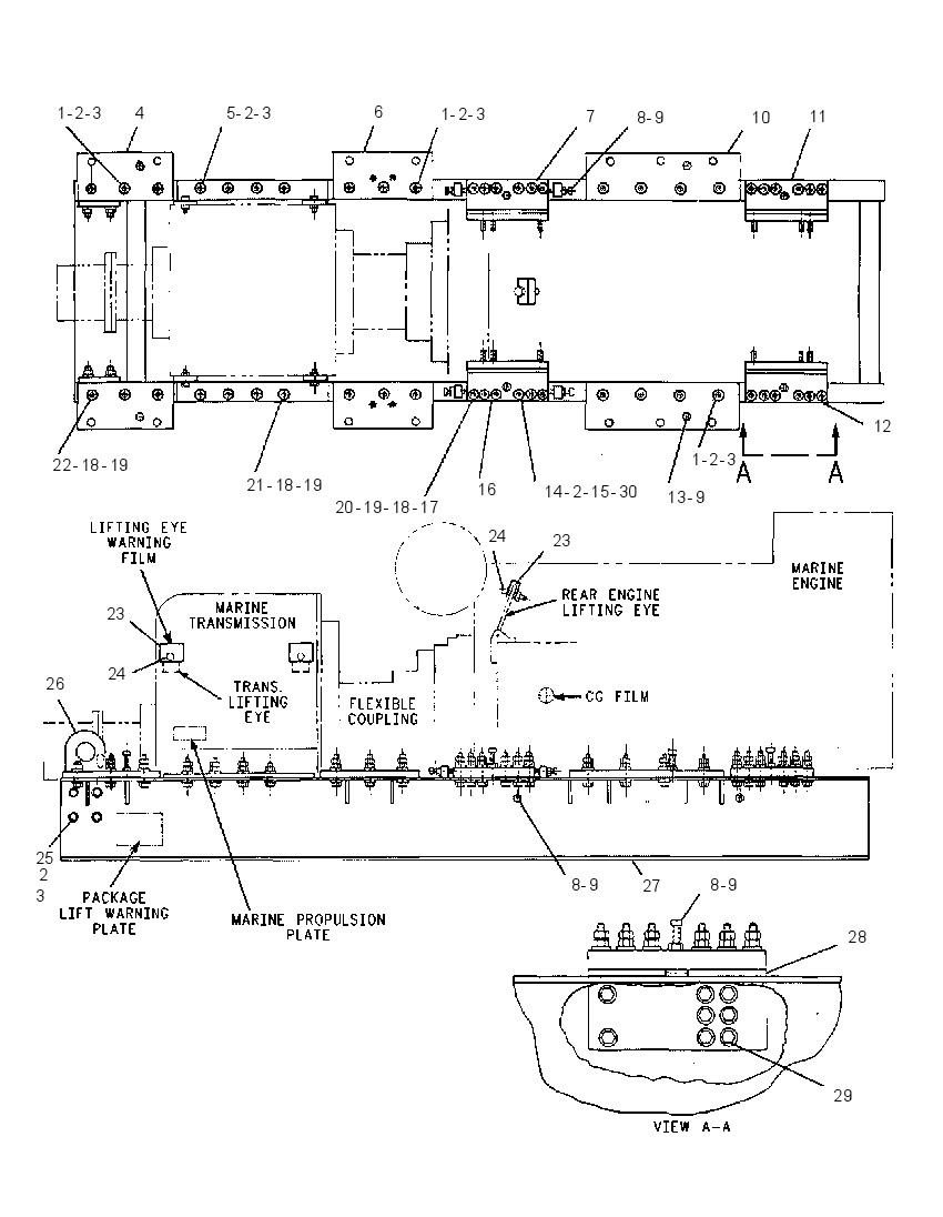 BASE GP-ENGINE & TRANSMISSION 7W4363 CAT