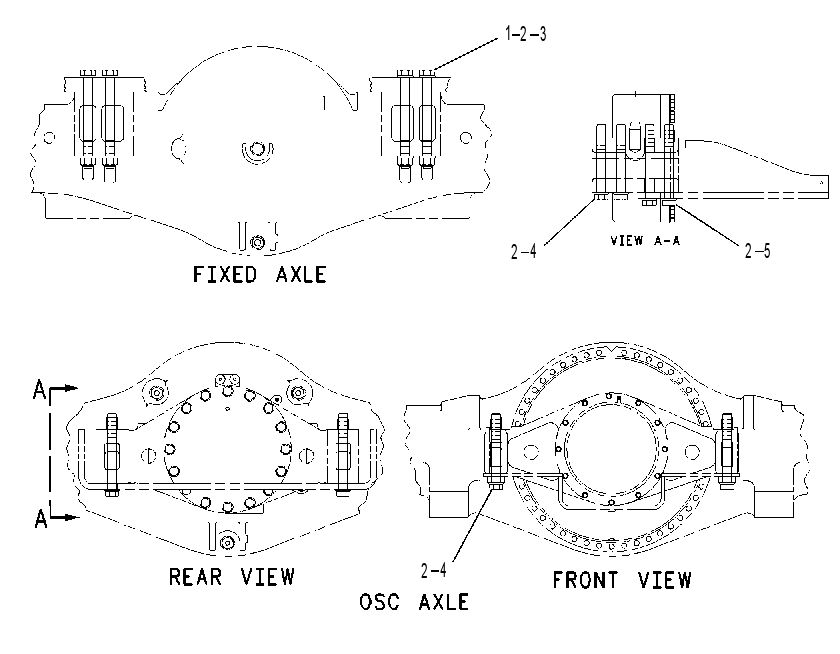 FASTENER GP-AXLE MOUNTING 1510412 CAT