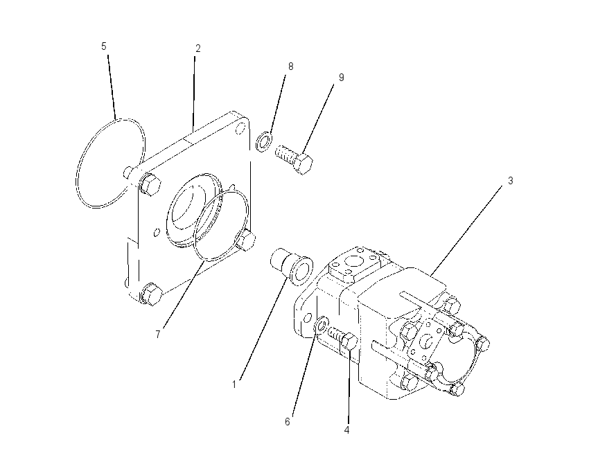 PUMP & MTG GP-IMPLEMENT 1529761 CAT