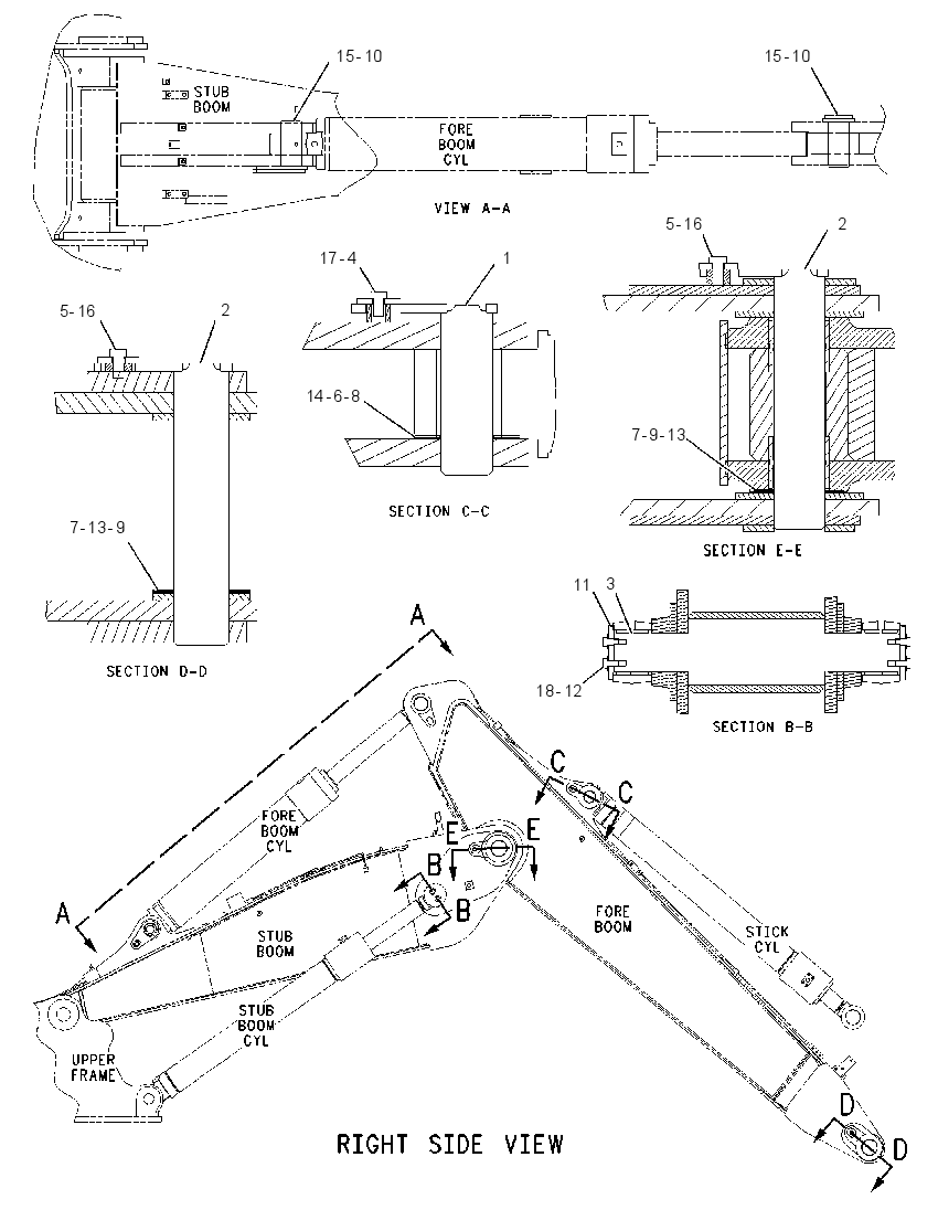 PIN GP-EXCAVATOR 1594265 CAT