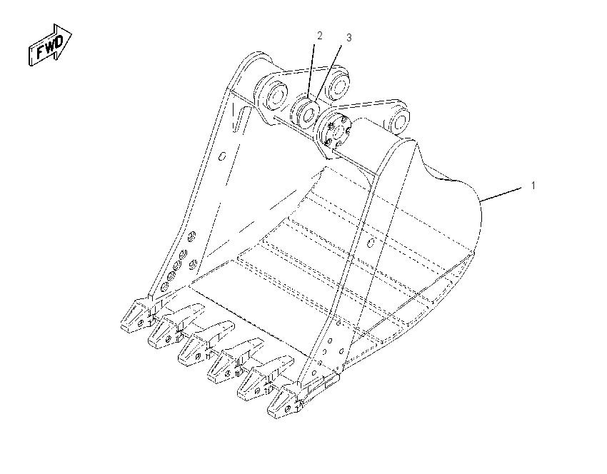 BUCKET AR 1537669 CAT