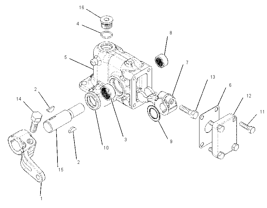 HOUSING GP-LEVER 1599849 CAT