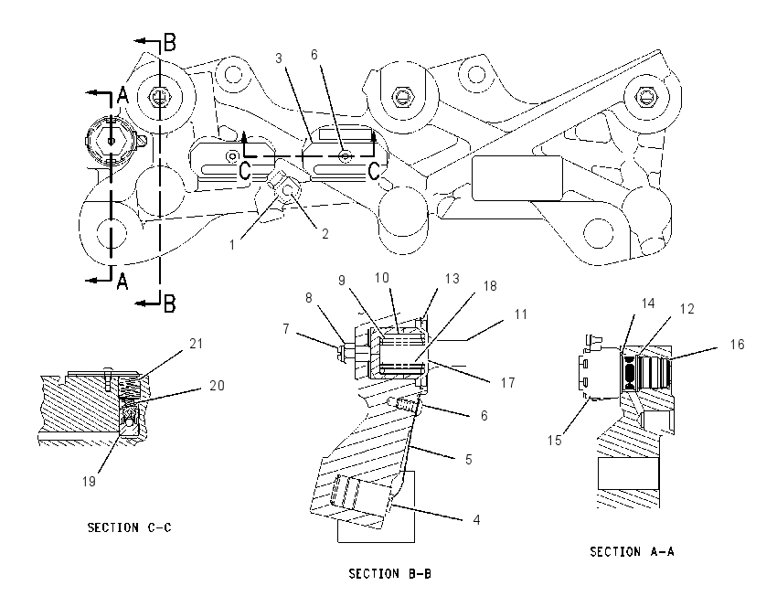 HOUSING GP-ENGINE BRAKE 1152372 CAT