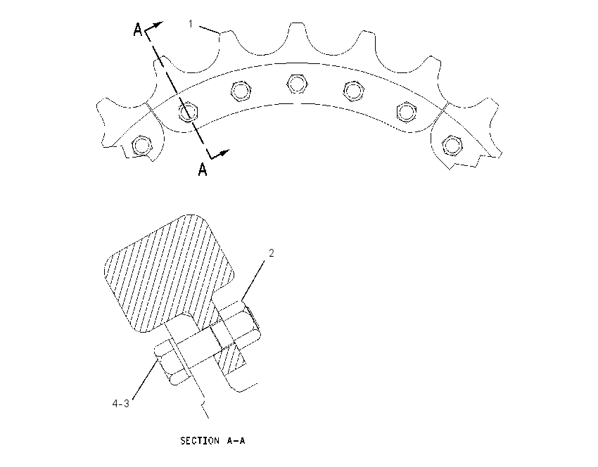SEGMENT GP-SPROCKET 1565341 CAT
