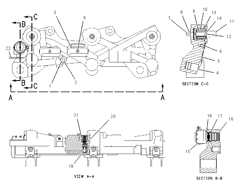 HOUSING GP-ENGINE BRAKE 4P2142 CAT