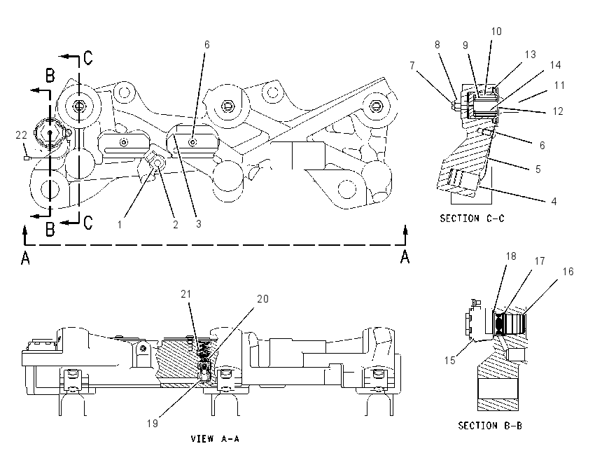 HOUSING GP-ENGINE BRAKE 4P2143 CAT