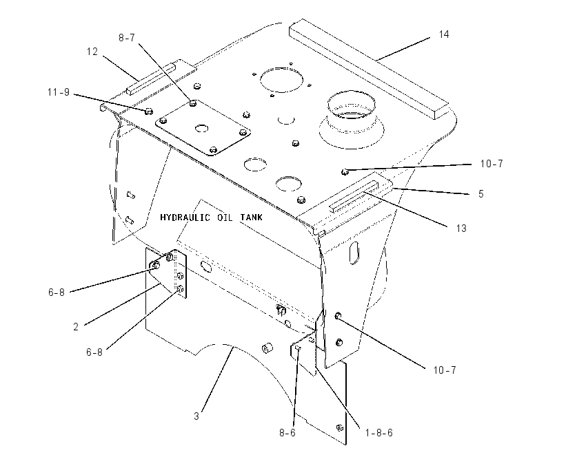 SUPPORT GP-AIR INLET 1645303 CAT