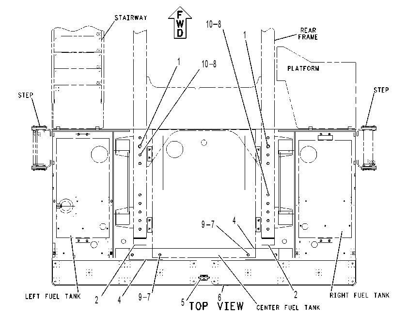 BUMPER GP-REAR 1386345 CAT