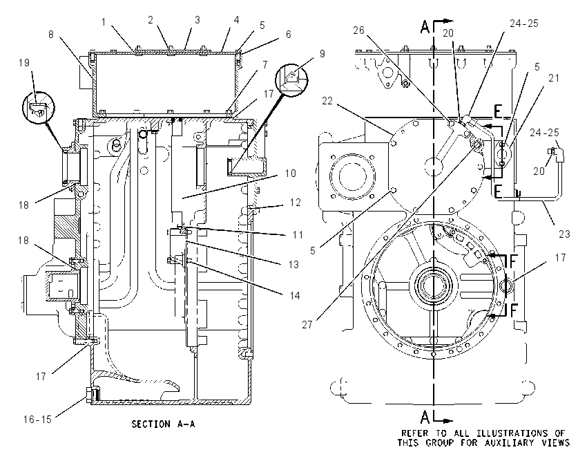 CASE & PARTS GP-TRANSMISSION 1352645 CAT