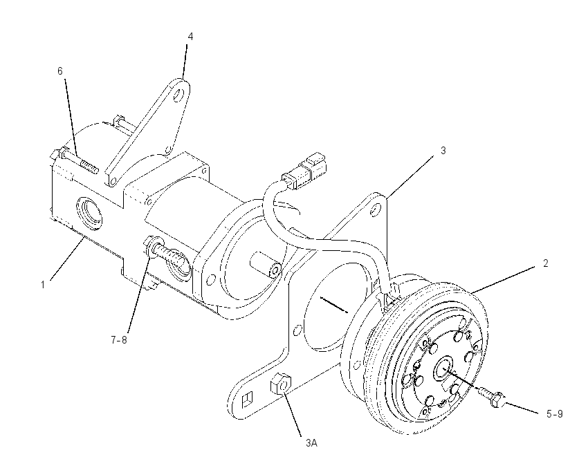 PUMP & CLUTCH GP-AXLE OIL CLR 1684525 CAT