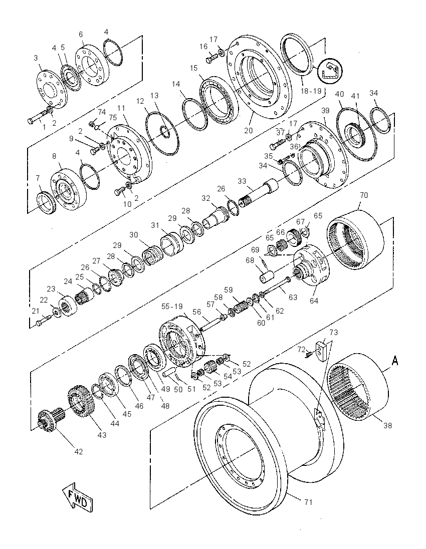 WINCH GP-HOOK 9P7434 CAT