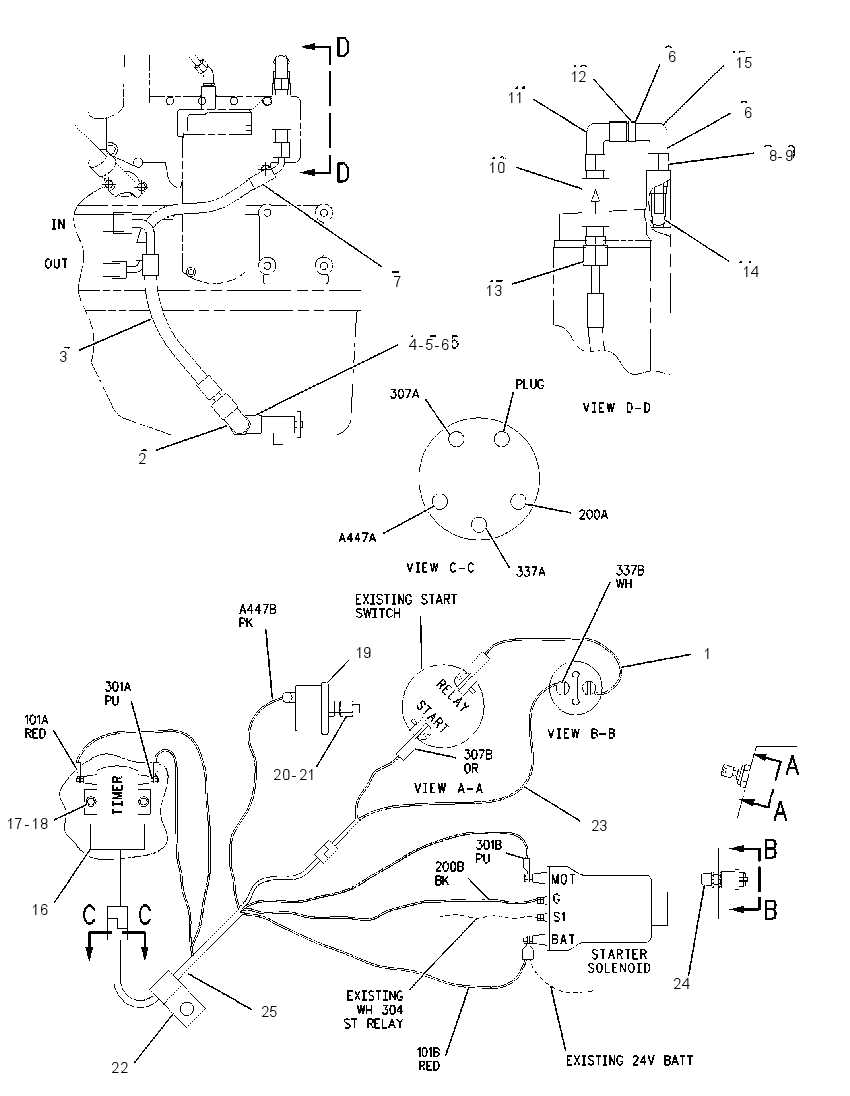 PRELUBRICATION AR-ENGINE 2Z9122 CAT