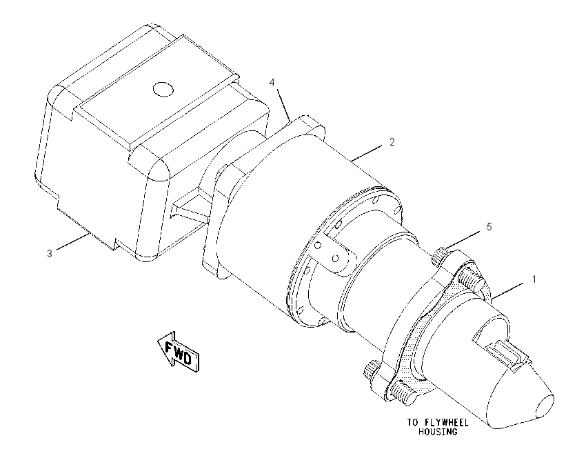 STARTING MOTOR GP-HYDRAULIC 1492200 CAT