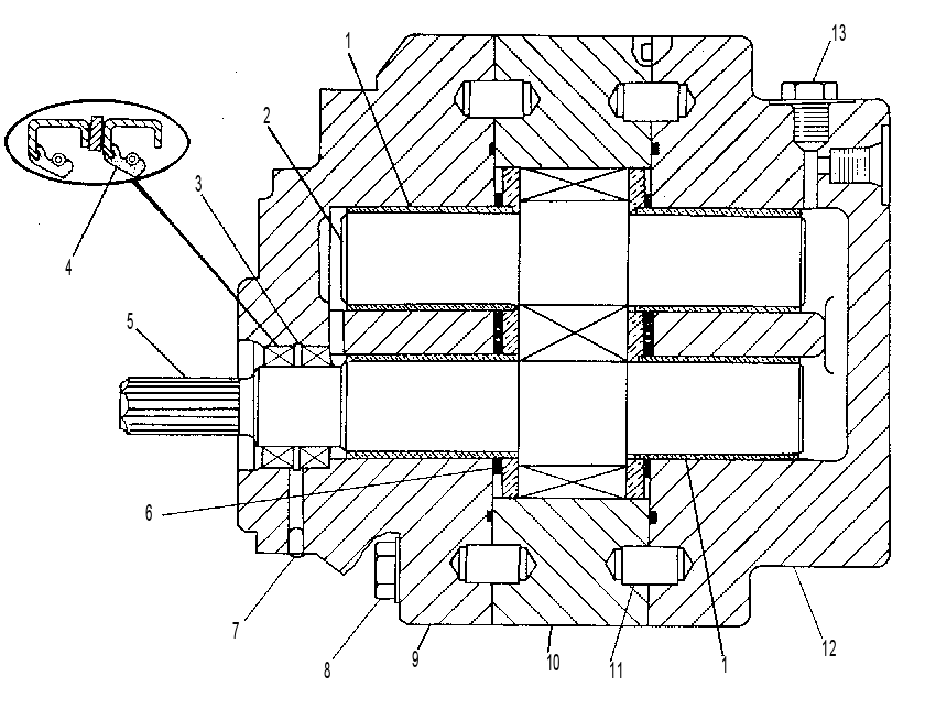 Насос шестерённый 9T5764 CAT