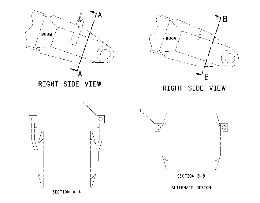 MOUNTING GP-IMPLEMENT LINES 1181949 CAT