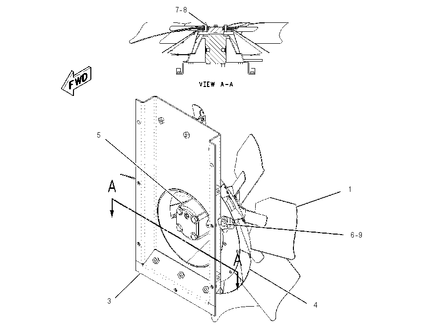 MOTOR & FAN GP 1507267 CAT