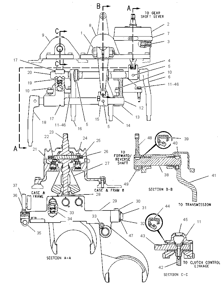 SHIFT GP-GEAR 3T7906 CAT