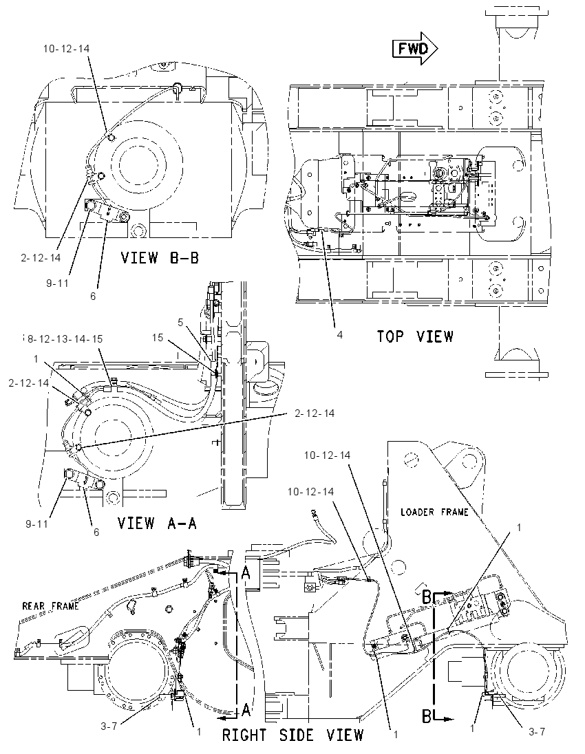 WIRING GP-AXLE TEMPERATURE 1561104 CAT