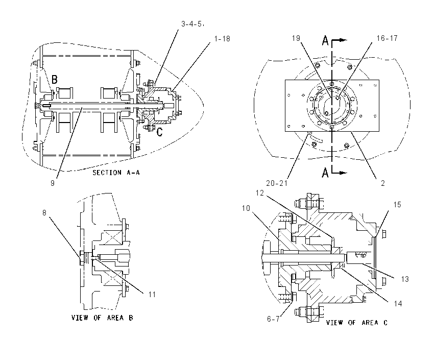 DRIVE GP-VIBRATORY 1238600 CAT