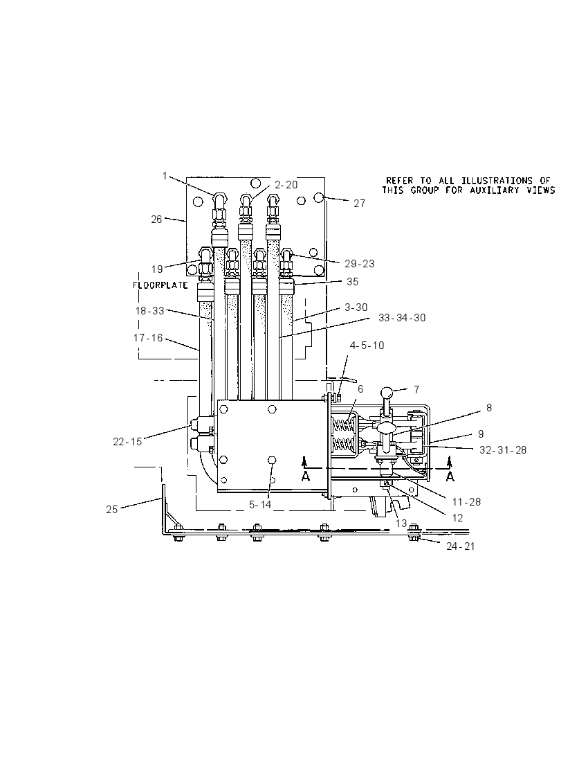 Управление гидравликой ручное 9V1303 CAT