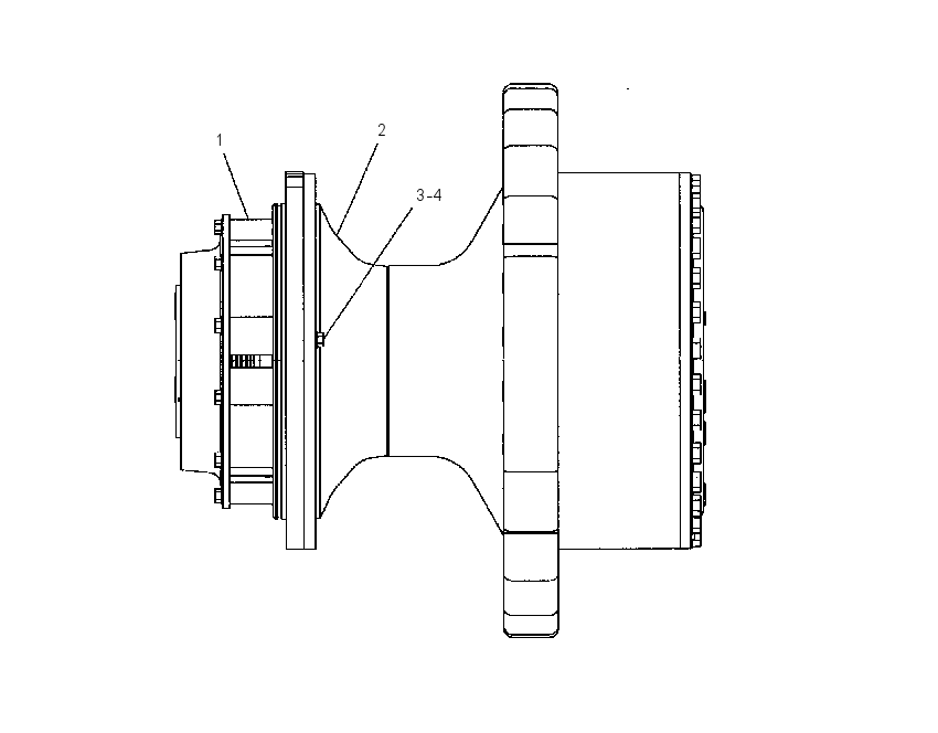 FINAL DRIVE & BRAKE GP 1575073 CAT