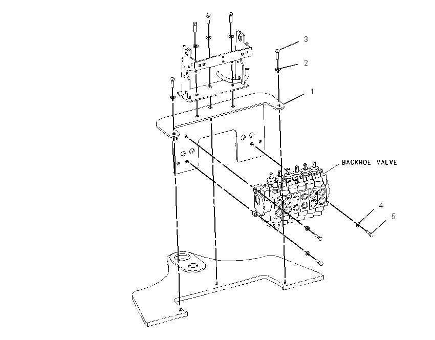 MOUNTING GP-BANK VALVE 1229136 CAT