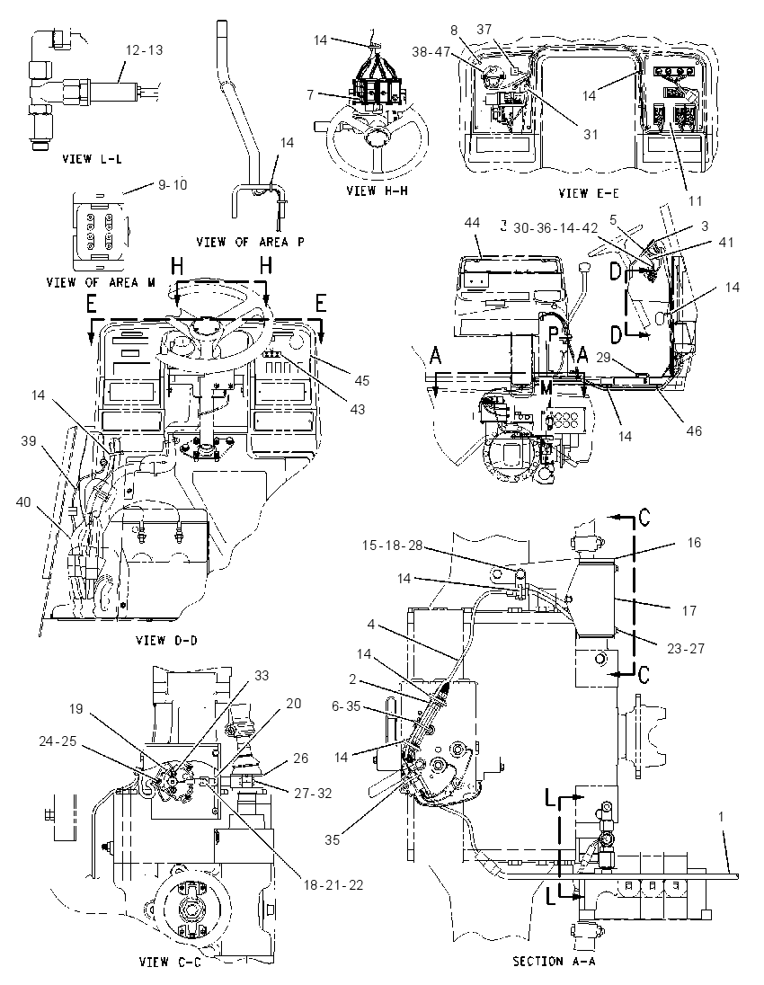 WIRING GP-STEERING 1639226 CAT