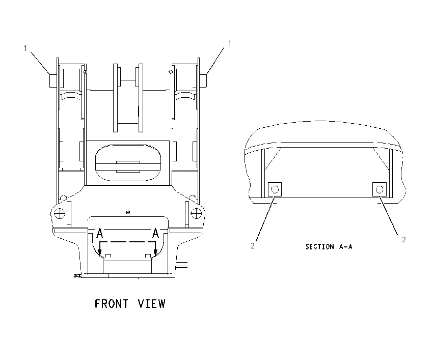 FRAME AS-LOADER 2Q7978 CAT