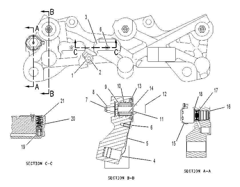 HOUSING GP-ENGINE BRAKE 1152373 CAT