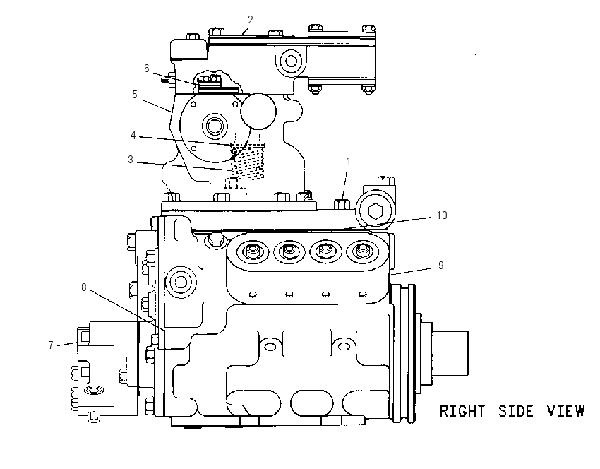 PUMP GP-GOV, FUEL INJ & TFR 4W7058 CAT