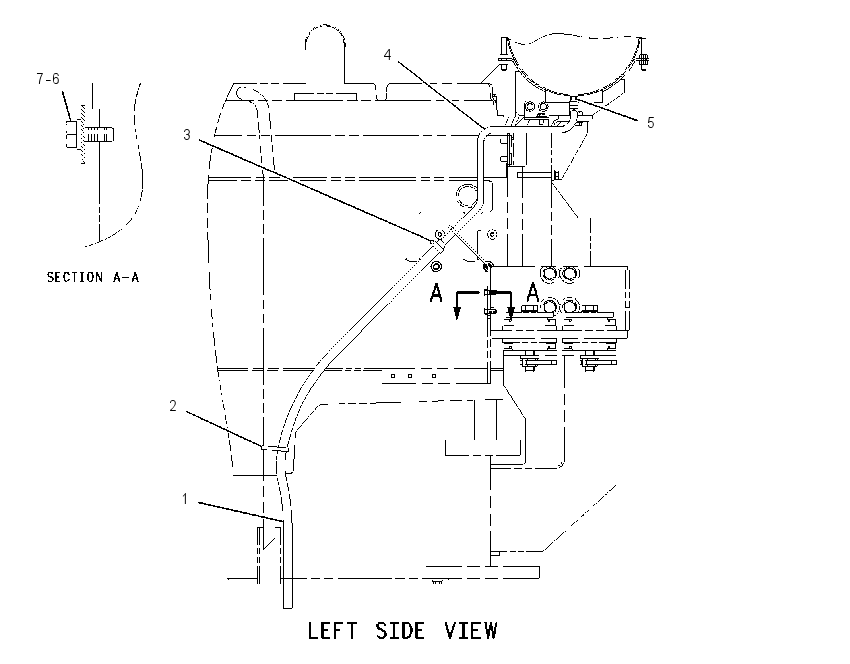 LINES GP-MUFFLER DRAIN 1477062 CAT