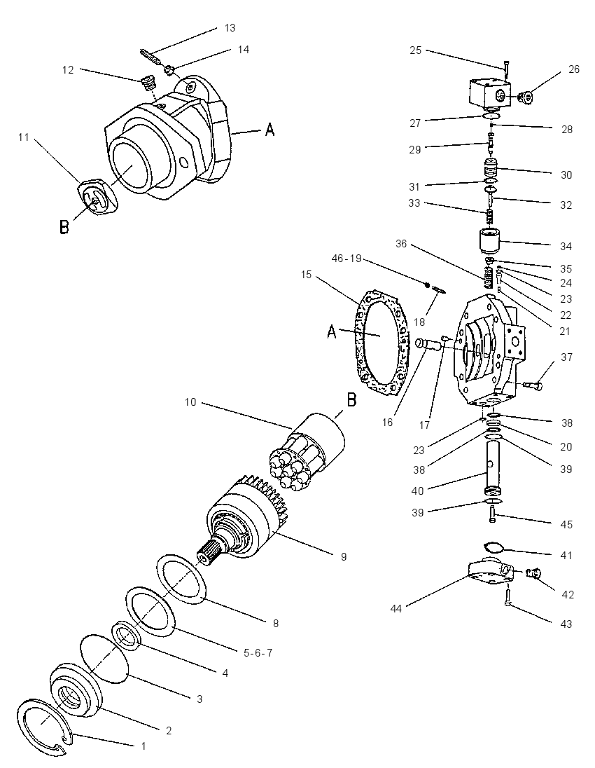 MOTOR GP-HYDRAULIC 1G7213 CAT