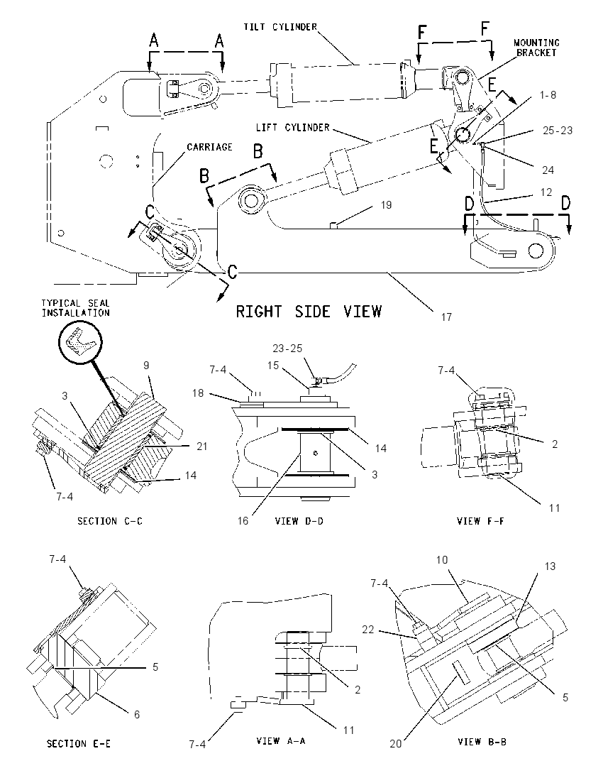 FRAME GP-RIPPER 1174990 CAT