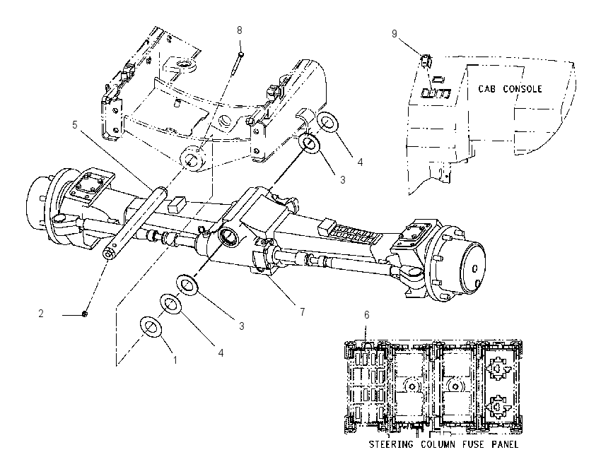AXLE & MTG GP-DRIVE & STEERING 1545467 CAT