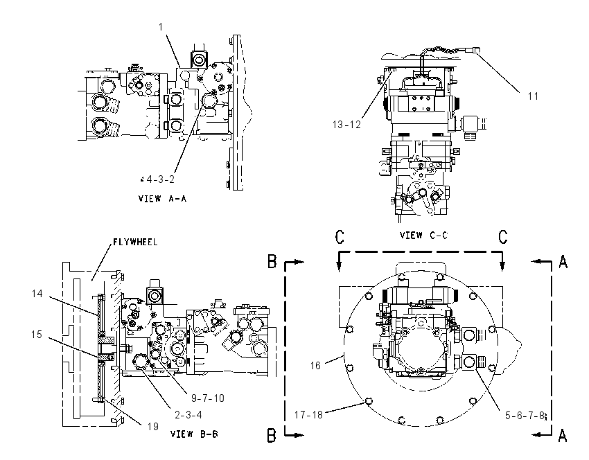 PUMP & MTG GP-VIBRATORY 1488260 CAT