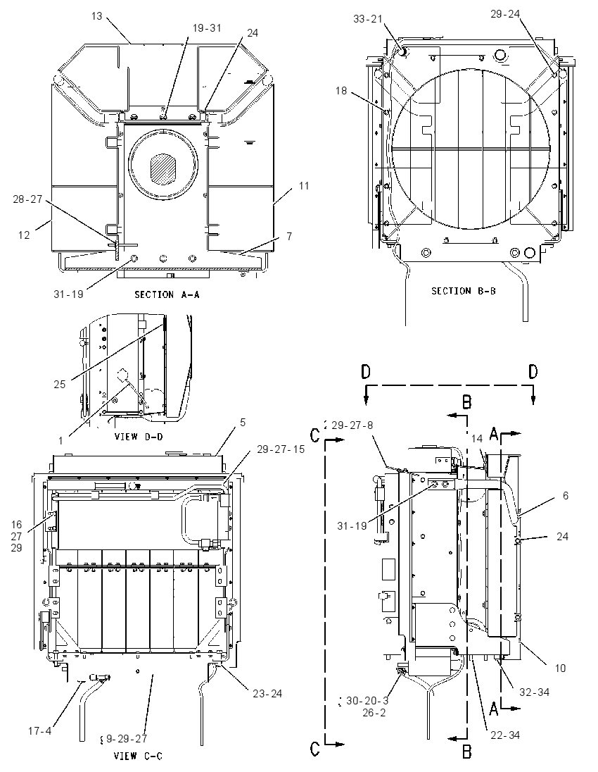 Радиатор 1570405 CAT