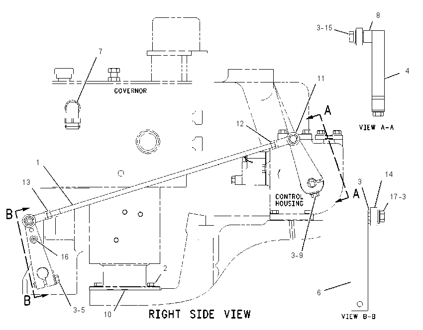 FASTENER GP-GOVERNOR 4P7035 CAT