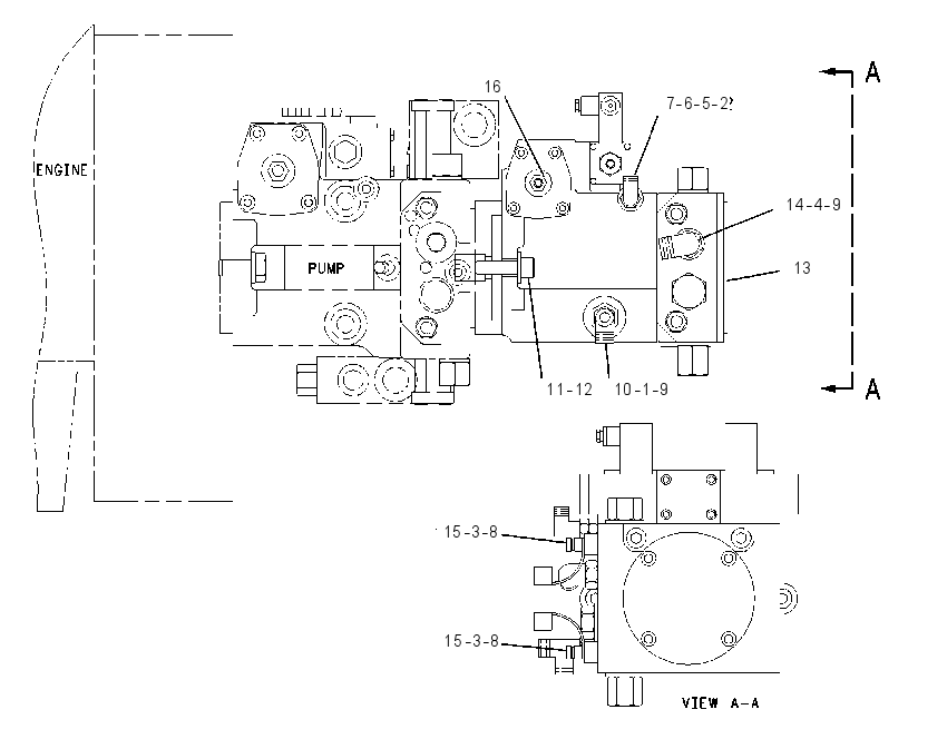 PUMP & MTG GP-VIBRATORY 1205934 CAT