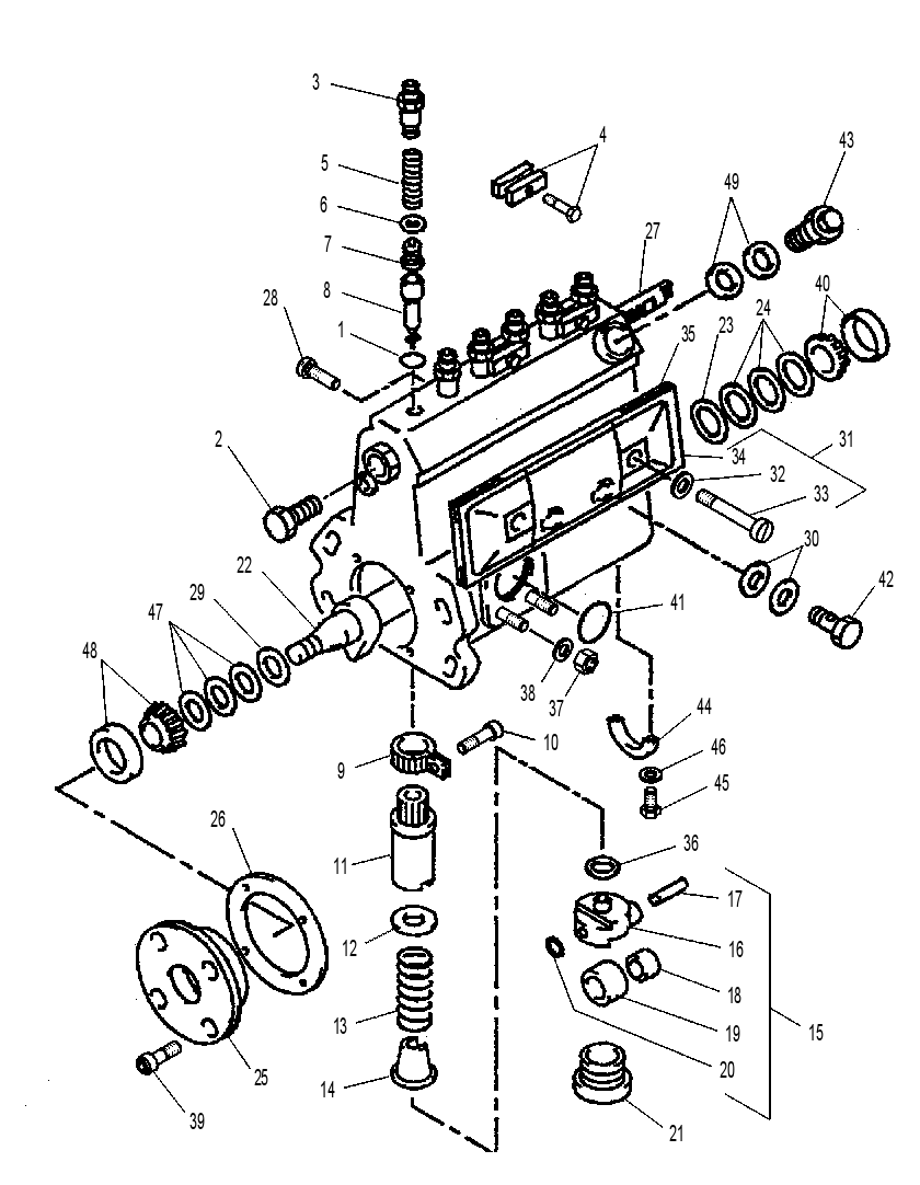 PUMP AS-FUEL INJECTION 1470129 CAT