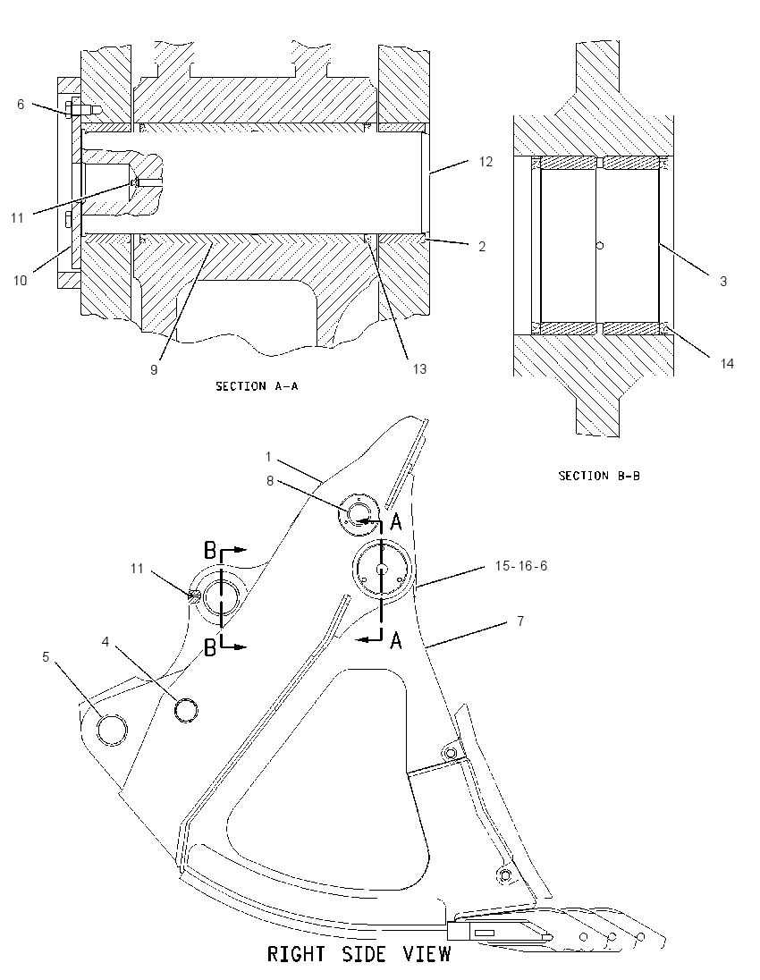 BUCKET GP-FRONT SHOVEL 1570419 CAT
