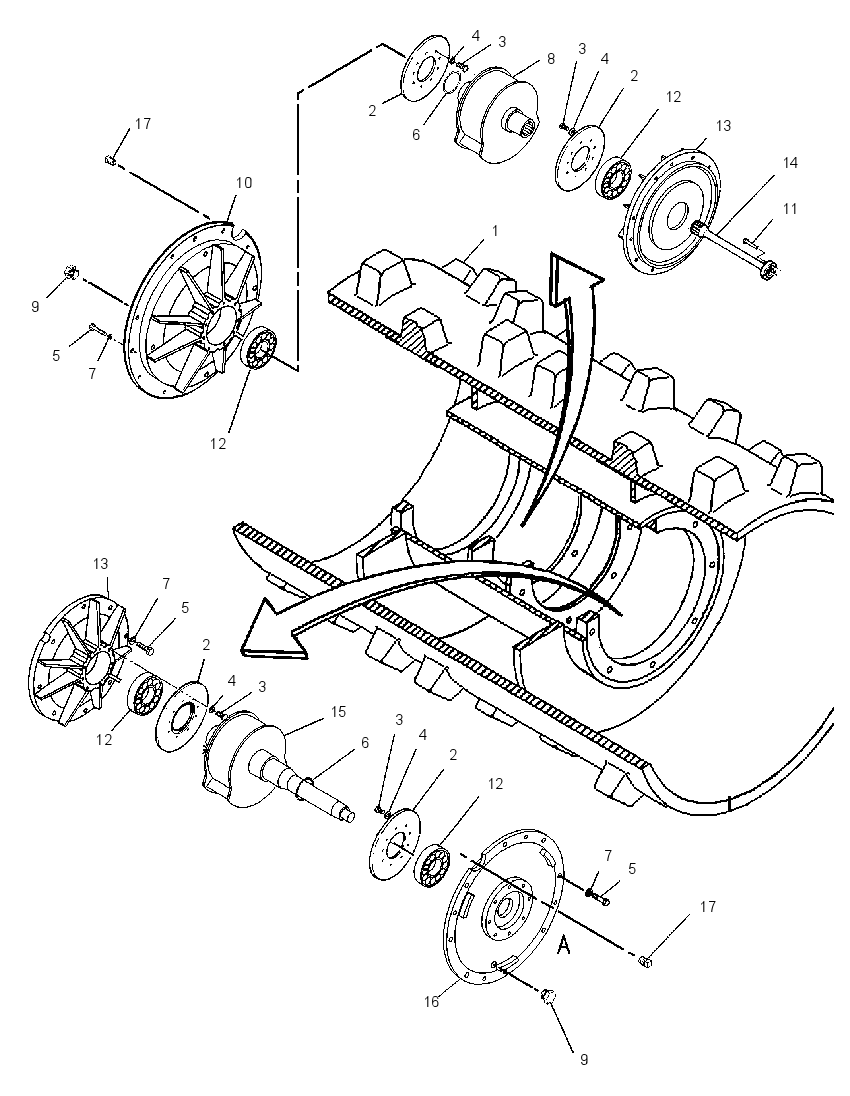 DRUM GP-PADDED 1G6990 CAT