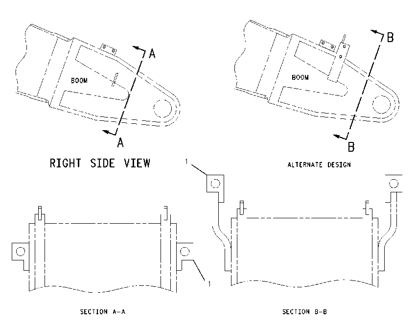 MOUNTING GP-IMPLEMENT LINES 1212588 CAT