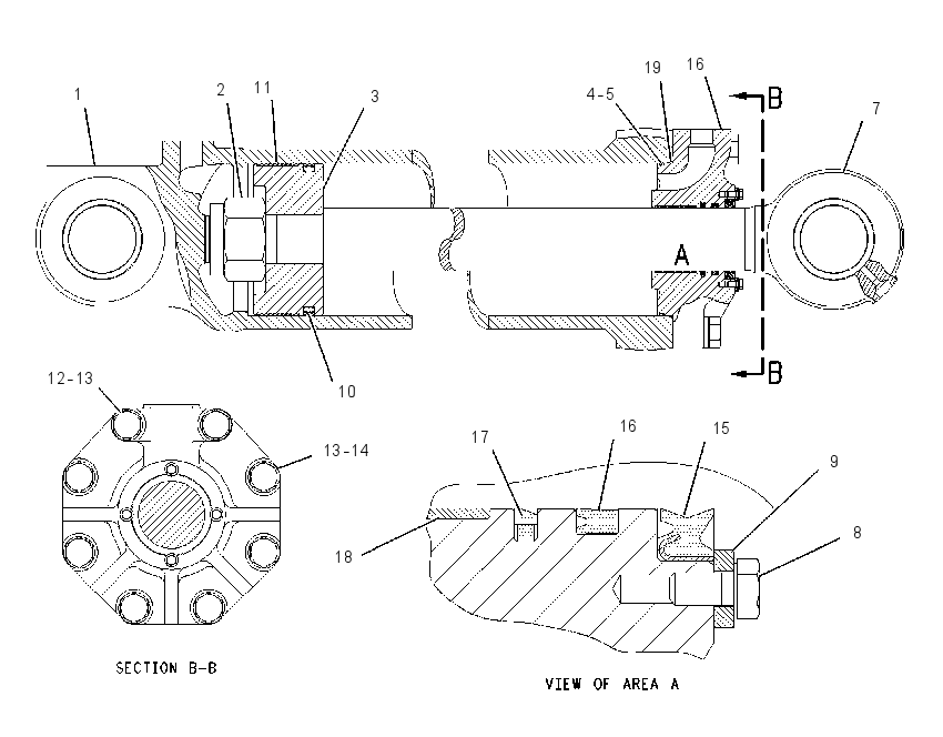 CYLINDER GP-BLOCK HANDLING 4Z5919 CAT