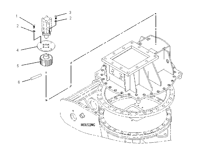 MOUNTING GP-ROTATOR MOTOR 1609324 CAT