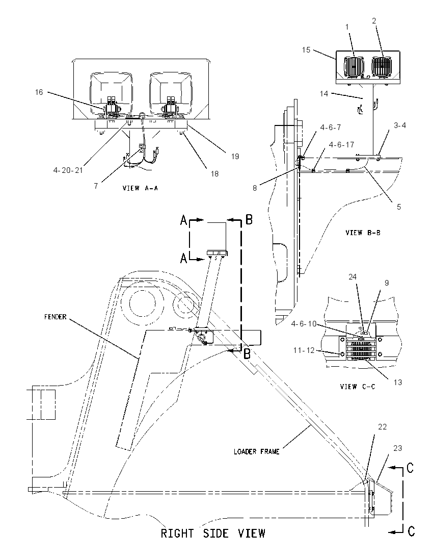 LIGHTING GP-FLOOD & HEAD 1231054 CAT