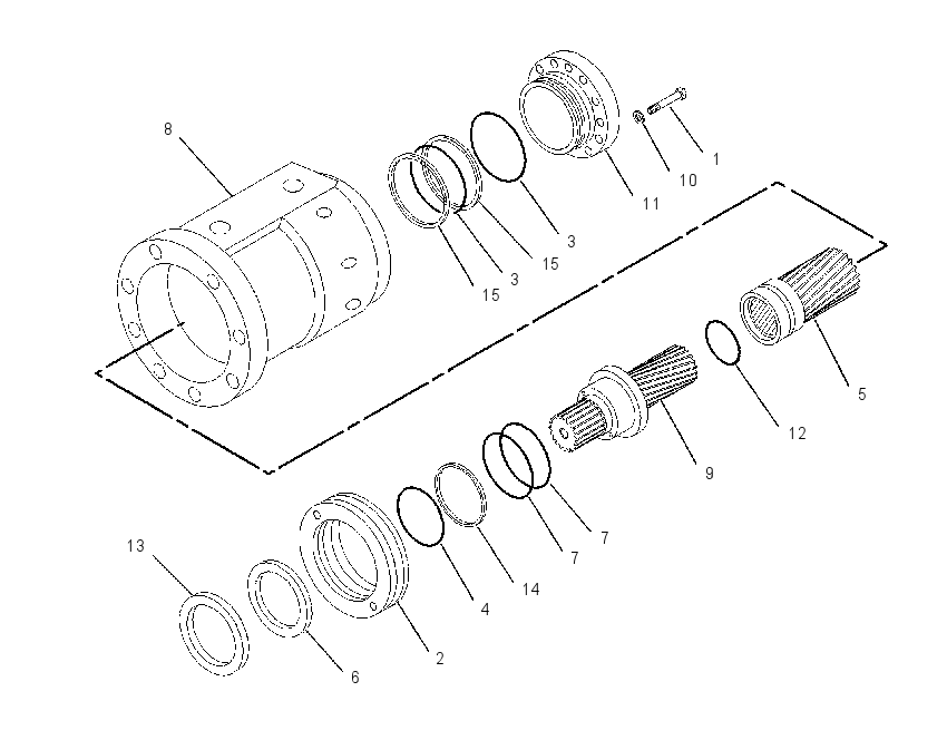 CYLINDER GP-ROTATOR 1442488 CAT