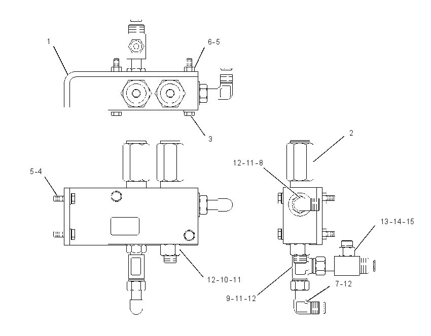 VALVE & MTG GP-RELIEF 1588607 CAT